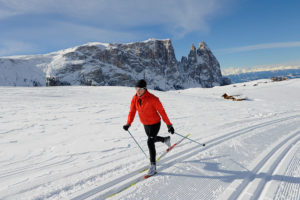 Skivereih Langlaufskier - Langlaufen auf der Seiser Alm